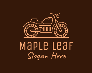 Cool Vintage Motorcycle Motorbike logo design