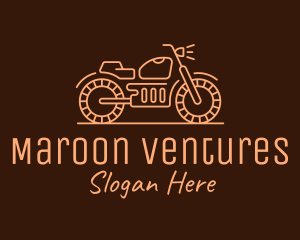 Cool Vintage Motorcycle Motorbike logo design