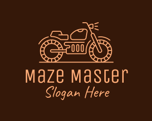 Cool Vintage Motorcycle Motorbike logo design