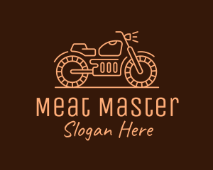 Cool Vintage Motorcycle Motorbike logo design