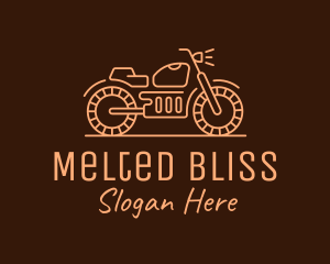 Cool Vintage Motorcycle Motorbike logo design