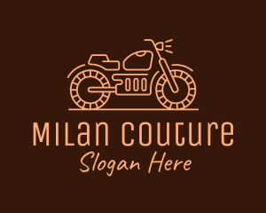 Cool Vintage Motorcycle Motorbike logo design