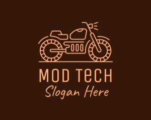 Cool Vintage Motorcycle Motorbike logo design