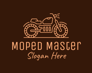 Cool Vintage Motorcycle Motorbike logo design