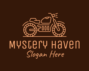 Cool Vintage Motorcycle Motorbike logo design