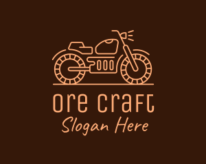 Cool Vintage Motorcycle Motorbike logo design