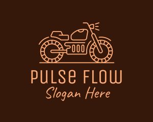 Cool Vintage Motorcycle Motorbike logo design