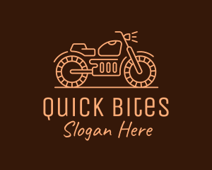 Cool Vintage Motorcycle Motorbike logo design