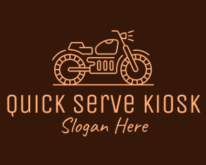 Cool Vintage Motorcycle Motorbike logo design