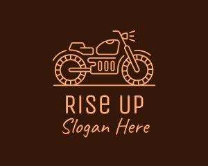 Cool Vintage Motorcycle Motorbike logo design