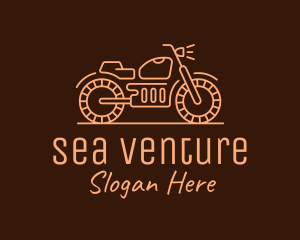 Cool Vintage Motorcycle Motorbike logo design