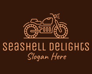 Cool Vintage Motorcycle Motorbike logo design