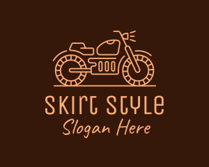 Cool Vintage Motorcycle Motorbike logo design