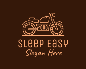 Cool Vintage Motorcycle Motorbike logo design