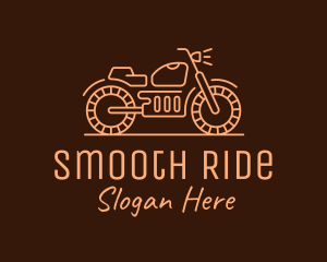 Cool Vintage Motorcycle Motorbike logo design