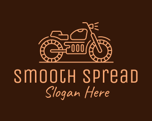 Cool Vintage Motorcycle Motorbike logo design