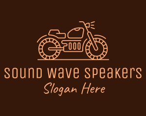 Cool Vintage Motorcycle Motorbike logo design