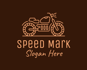 Cool Vintage Motorcycle Motorbike logo design