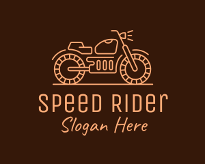 Motorbike - Cool Vintage Motorcycle Motorbike logo design