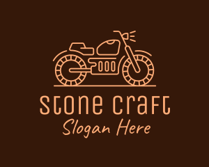 Cool Vintage Motorcycle Motorbike logo design