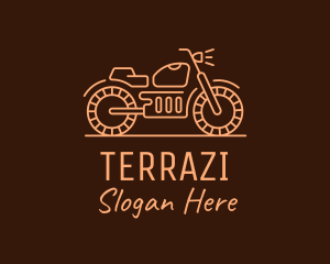 Cool Vintage Motorcycle Motorbike logo design