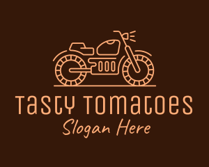 Cool Vintage Motorcycle Motorbike logo design