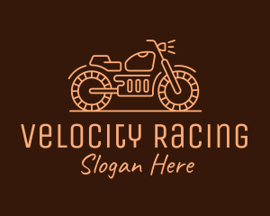 Cool Vintage Motorcycle Motorbike logo design