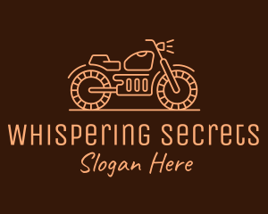 Cool Vintage Motorcycle Motorbike logo design