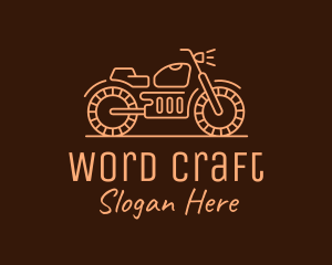 Cool Vintage Motorcycle Motorbike logo design