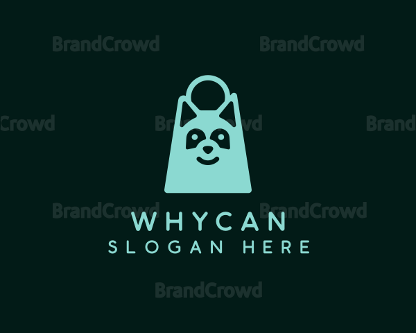 Dog Shopping Bag Logo