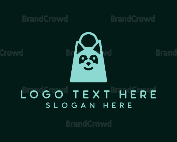 Dog Shopping Bag Logo