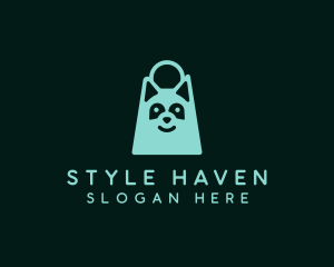 Dog Shopping Bag logo design