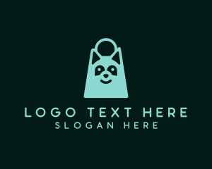 Dog Shopping Bag Logo