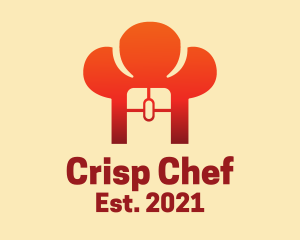 Online Chef Hat  logo design