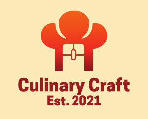 Cooking Class - Online Chef Hat logo design