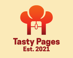 Cook Book - Online Chef Hat logo design