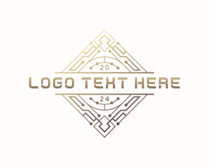 Digital - Cyber Tech Circuitry logo design