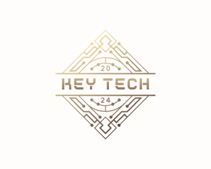 Cyber Tech Circuitry logo design