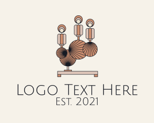 Relaxing - Bohemian Candle Lamp logo design