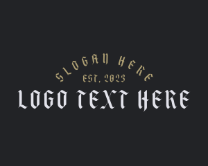 Tavern - Gothic Bistro Calligraphy logo design