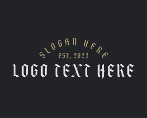 Artistic - Gothic Bistro Calligraphy logo design