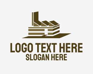 Manufacturing - Industrial Factory Building logo design