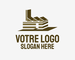 Industrial Factory Building  Logo