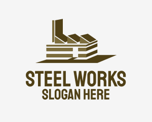 Industrial Factory Building  logo design