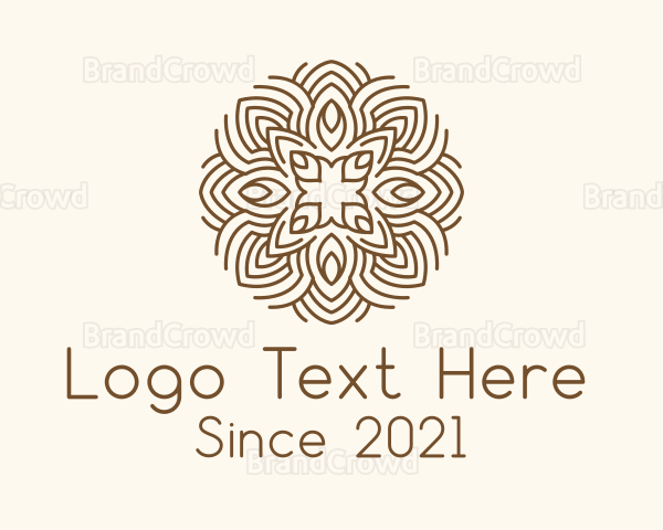 Spring Flower Landscape Logo