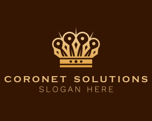 Luxury Royal Crown  logo design