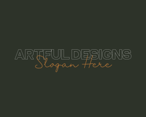 Vintage Overlap Brand logo design