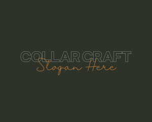 Vintage Overlap Brand logo design