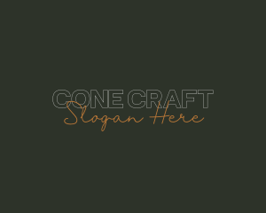 Vintage Overlap Brand logo design