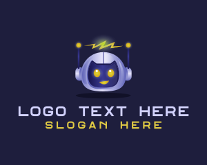 Cute - Cyber Robot Electric logo design